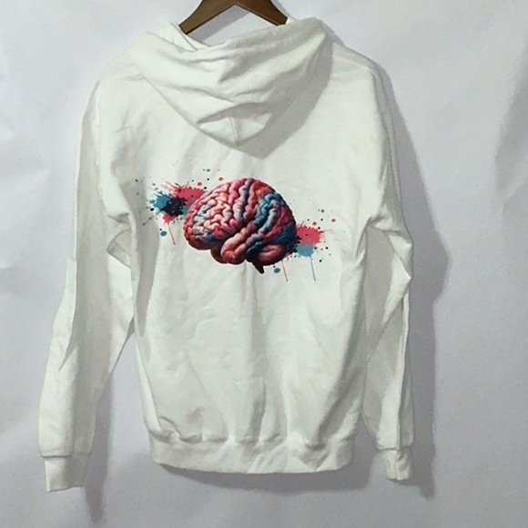 LadySpinDoc Brain Hoodie, Size M - Picture 2 of 8